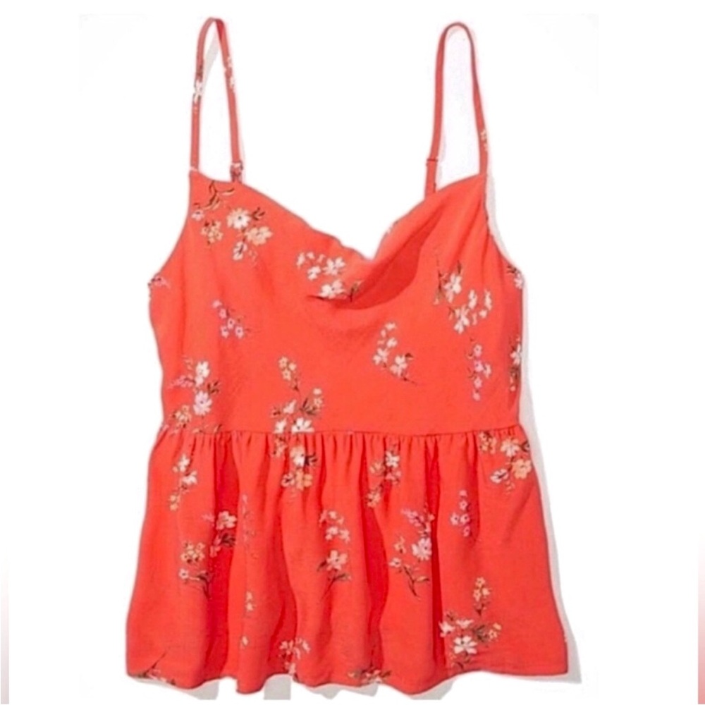 AE - Cowl Neck Peplum Cami
